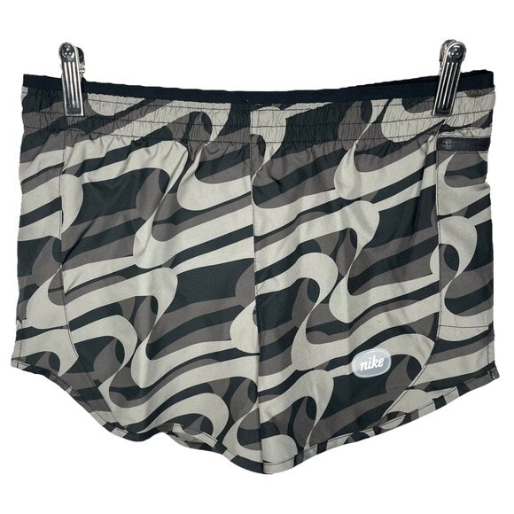 NWT Nike Dri-FIT Icon Clash Tempo Luxe Shorts sz S * Black Gray Running Swoosh - Picture 2 of 5